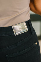 Judy Blue Black Corinna High Waist Retro Wide Womens