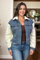 Sew In Love Cozy Ridge Denim Jacket BoutiqueSimplified