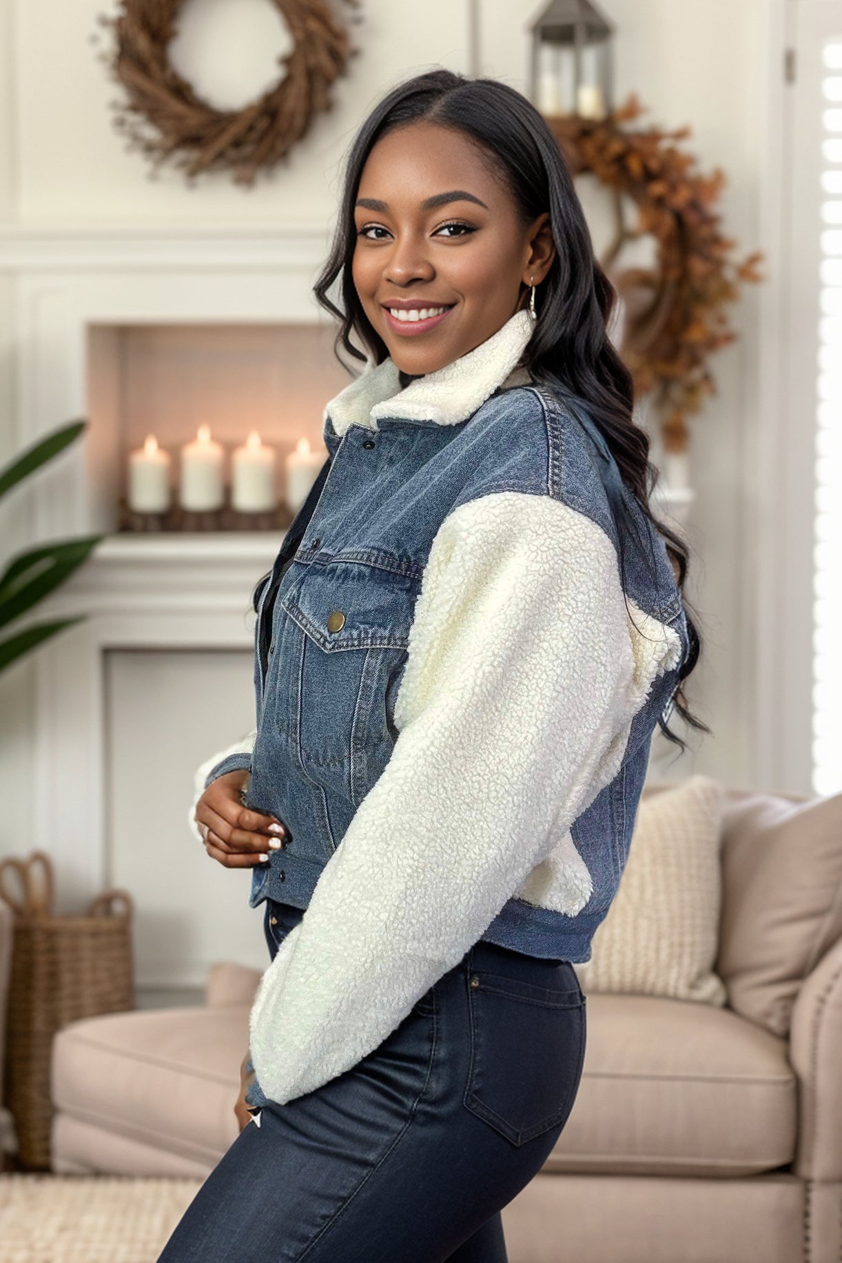 Sew In Love Cozy Ridge Denim Jacket BoutiqueSimplified