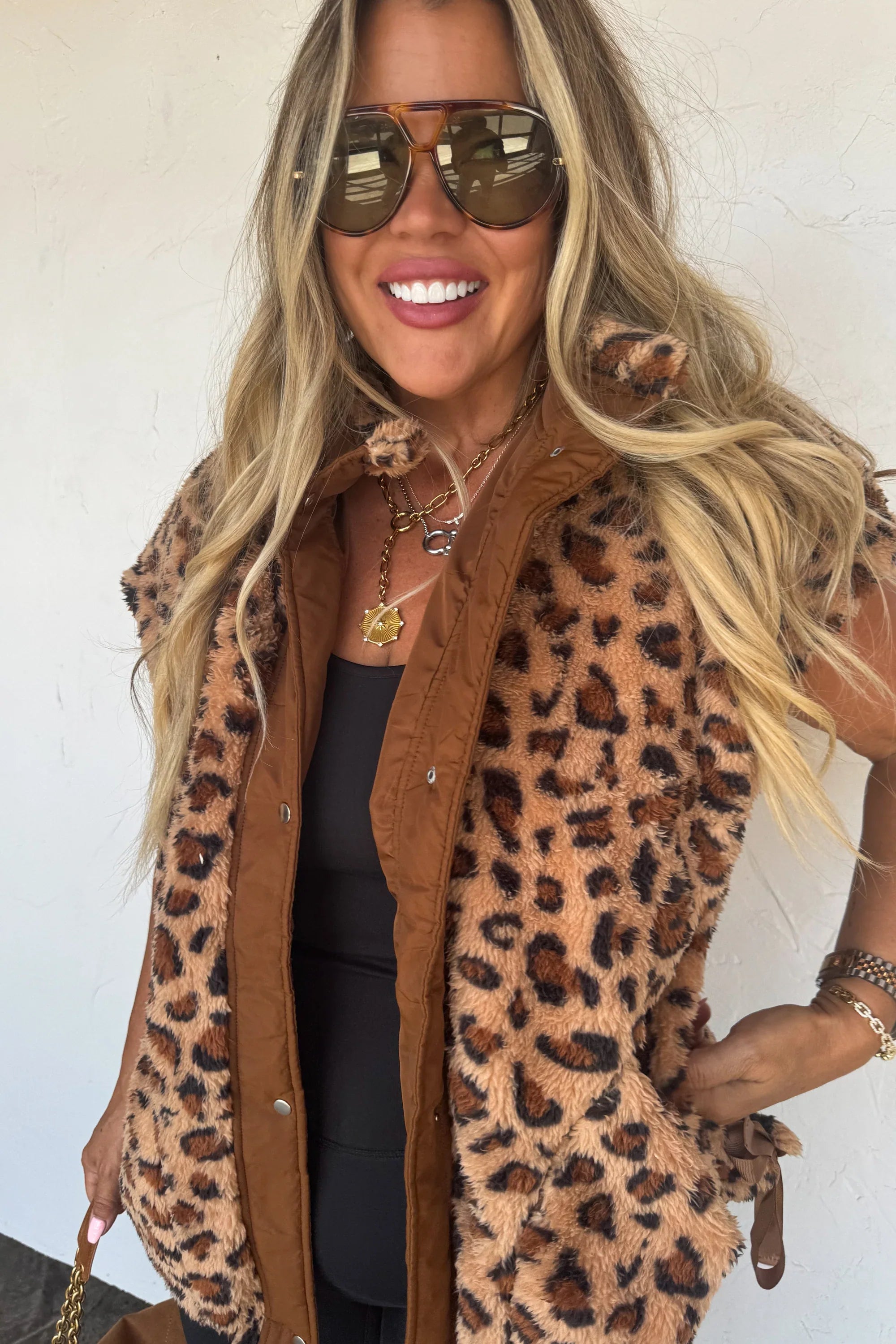 PREORDER: Blakeley Linden Sherpa Vest Jacket Womens