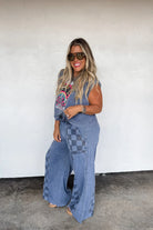 PREORDER: Blakeley Groove on Checker Flare Pants Womens