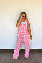 PREORDER: Blakeley Cassidy Floral Boho Overalls Womens