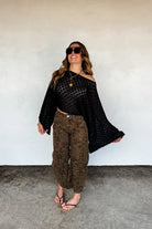 PREORDER: BLAKELEY Bex Cheetah Barrel Jeans (Stretchy) Womens