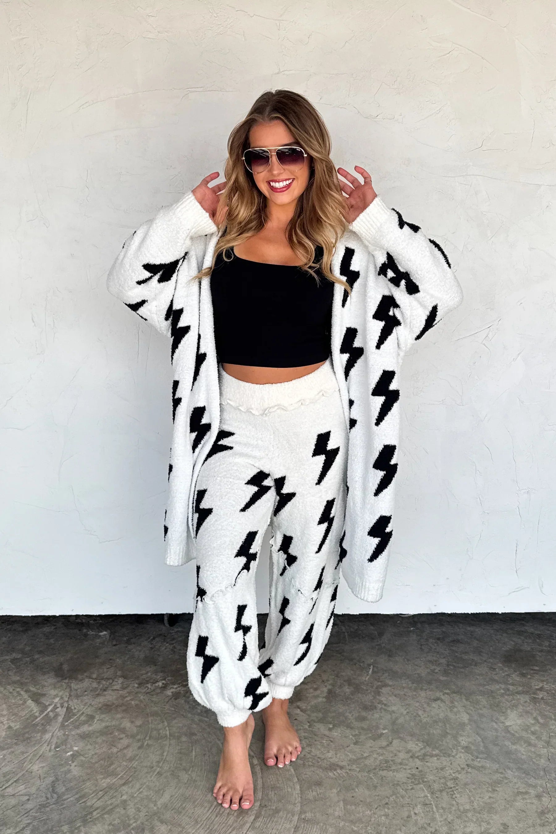PREORDER: Blakeley Lightning & Cheetah Cloud Lounge Pants Womens