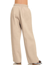 Zenana Dark Pink Fleece Long Sleeve Top and Sweatpants Set