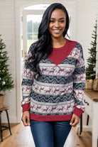 Heimish Dancer & Prancer Pullover BoutiqueSimplified