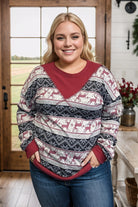 Heimish Dancer & Prancer Pullover BoutiqueSimplified