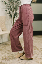 One Eleven North Darlin' So It Goes Mineral Wash High Waisted Sweats Womens