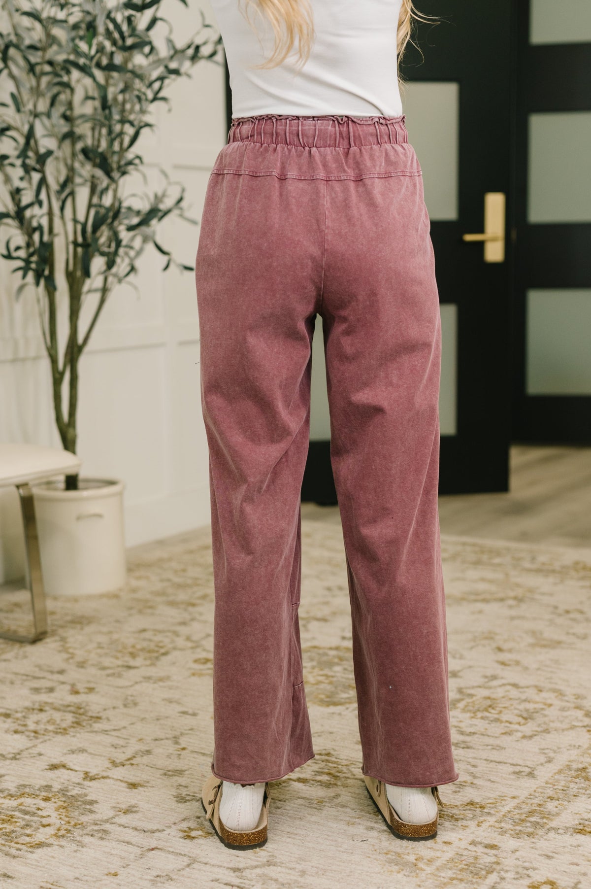 One Eleven North Darlin' So It Goes Mineral Wash High Waisted Sweats Womens