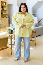 Andree by Unit Daydreams Shacket in Yellow Tops