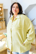 Andree by Unit Daydreams Shacket in Yellow Tops