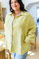 Andree by Unit Daydreams Shacket in Yellow Tops