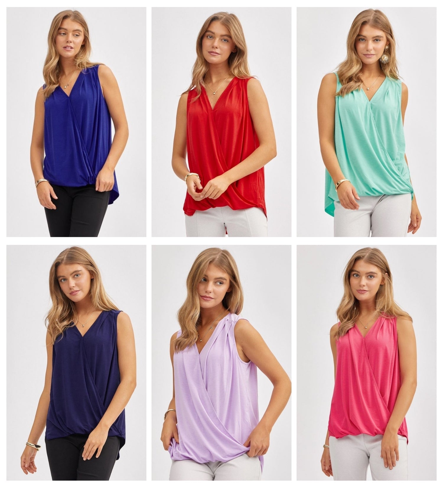 Dear Scarlett Charming Tank Top- 8 colors! Womens