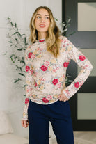Haptics Direction to Perfection High Neck Long Sleeve Top Womens
