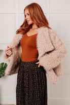 Haptics Disco Queen Faux Fur Coat Ave Shops