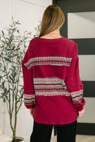 Very J Don't Let Me Miss It Color Block Detail Top Womens