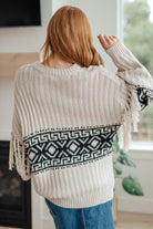 Haptics Don't Waver Fringe Detail Sweater Ave Shops