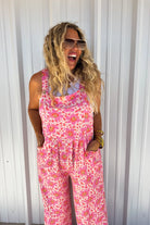 PREORDER: Blakeley Cassidy Floral Boho Overalls Womens