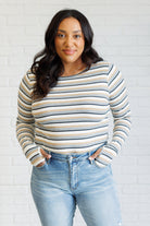 White Birch East Coast Breeze Striped Top Shirts & Tops