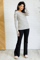 White Birch East Coast Breeze Striped Top Shirts & Tops