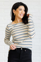 White Birch East Coast Breeze Striped Top 3XL Shirts & Tops