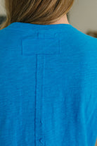Zenana Effortless Edit Boxy Tee in Deep Sky Womens