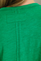Zenana Effortless Edit Boxy Tee in Kelly Green Womens