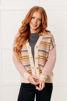 One Eleven North Effortless Elements Striped Cardigan Cardigan