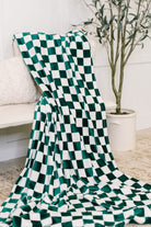 Emerald City Checkered Blanket Womens