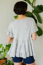 Haptics Endless Memories Tiered Babydoll Top Tops