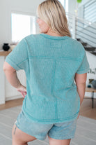 Very J End of Beginning Mineral Wash Top Tops