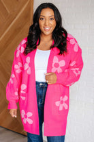 Jodifl Enough Anyways Floral Cardigan in Pink 3XL Cardigan