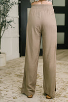 Essential Feeling Straight Leg Lounge Pants in Light in Cocoa Womens