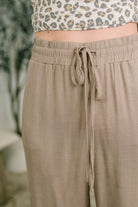 Essential Feeling Straight Leg Lounge Pants in Light in Cocoa Womens