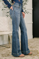 Eva High Waist Flare Tummy Control Double Button WB Womens
