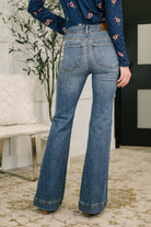 Eva High Waist Flare Tummy Control Double Button WB Womens