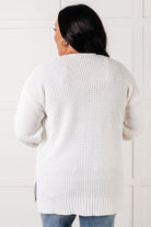 Zenana Everything Layer Waffle Knit Open Front Cardigan in Ivory Layers