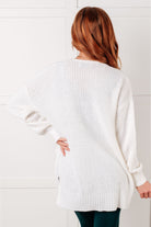 Zenana Everything Layer Waffle Knit Open Front Cardigan in Ivory Layers