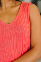 Dear Scarlett Everything She Wants Sleeveless Maxi Dress in Coral Womens