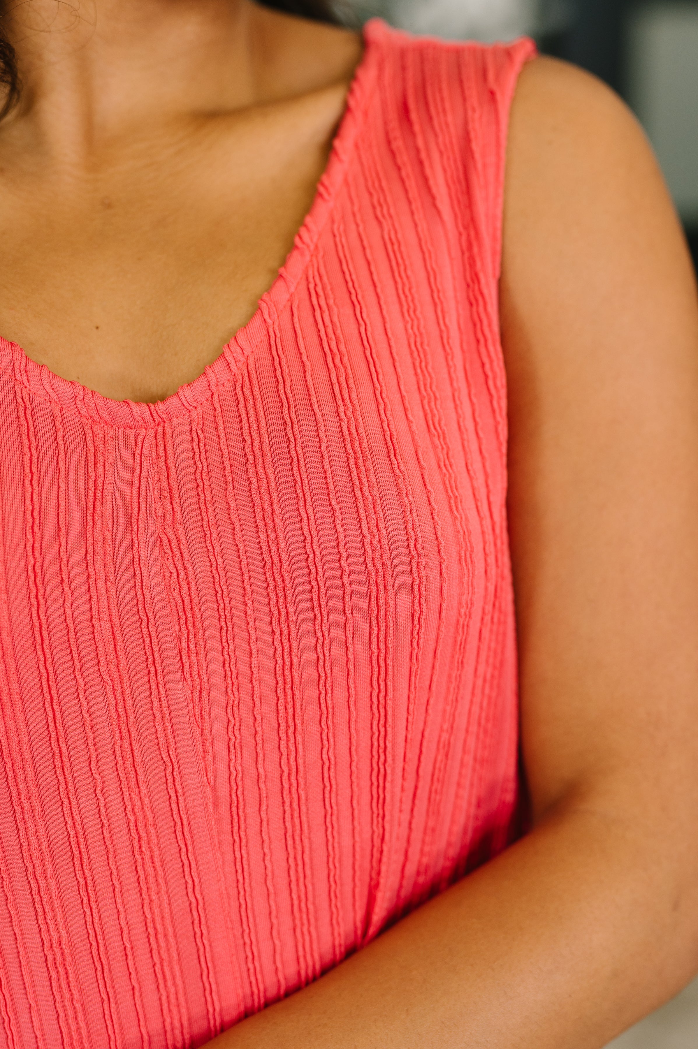 Dear Scarlett Everything She Wants Sleeveless Maxi Dress in Coral Womens
