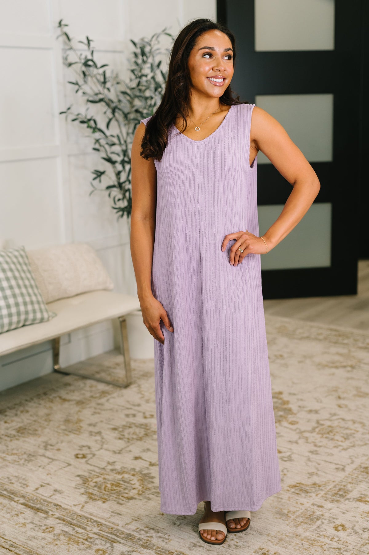 apparel maxi purple dress Dear Scarlett Everything She Wants Sleeveless in Lavender stretch fabric and an FERRAGAMO Maximilian Davis 2023 Size:X-small juneflashsale6/22-tops