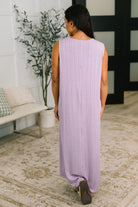 Dear Scarlett Everything She Wants Sleeveless Maxi Dress in Lavender Womens