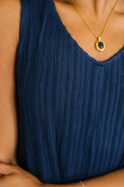 Dear Scarlett Everything She Wants Sleeveless Maxi Dress in Navy Womens
