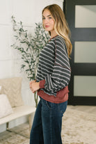 Haptics Exceptionally Cozy Contrast Relaxed Pullover Womens