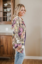 Heimish Pop Of Floral - Cardigan