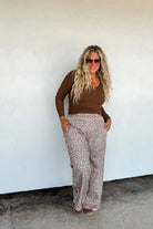 PREORDER: Blakeley Floral & Cheetah Drift Away Joggers Womens