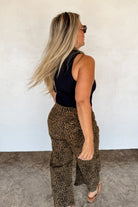 PREORDER: BLAKELEY Bex Cheetah Barrel Jeans (Stretchy) Womens