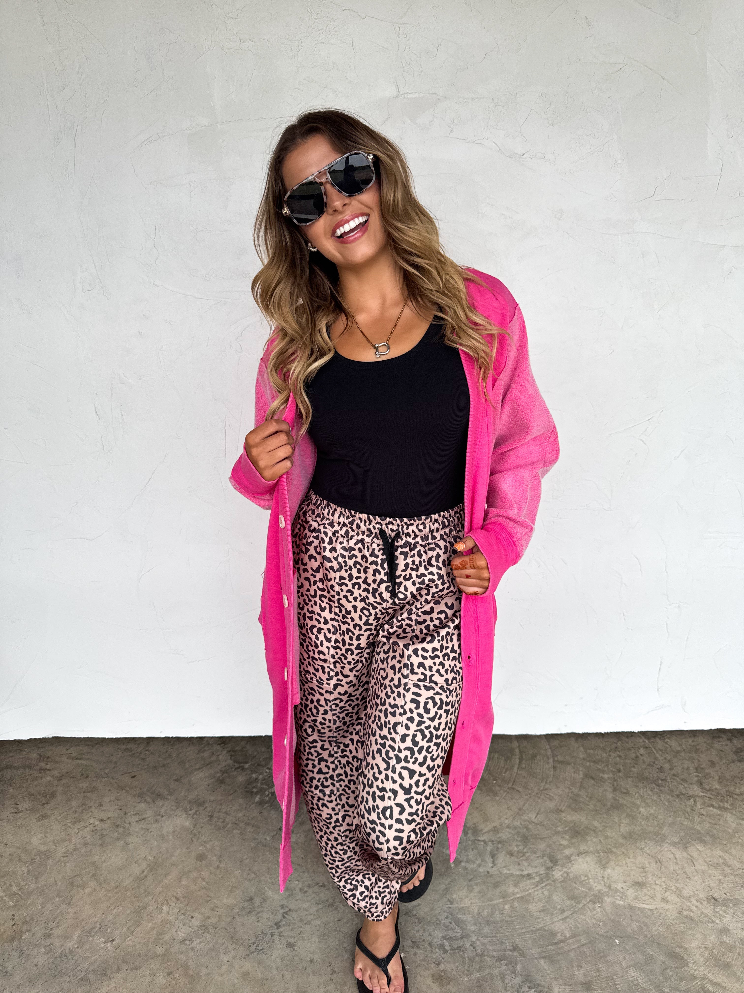 PREORDER- Blakeley COCO CHEETAH JOGGER PANTS