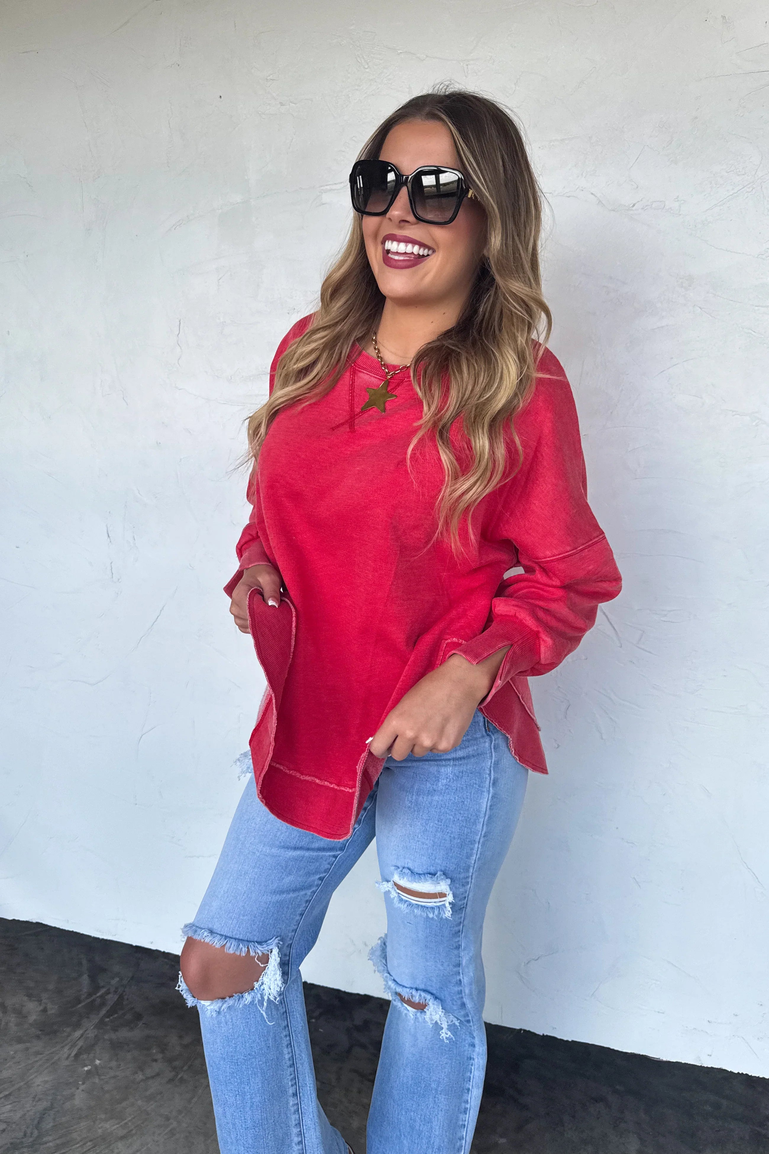 PREORDER: Joss Washed Sweatshirt Womens