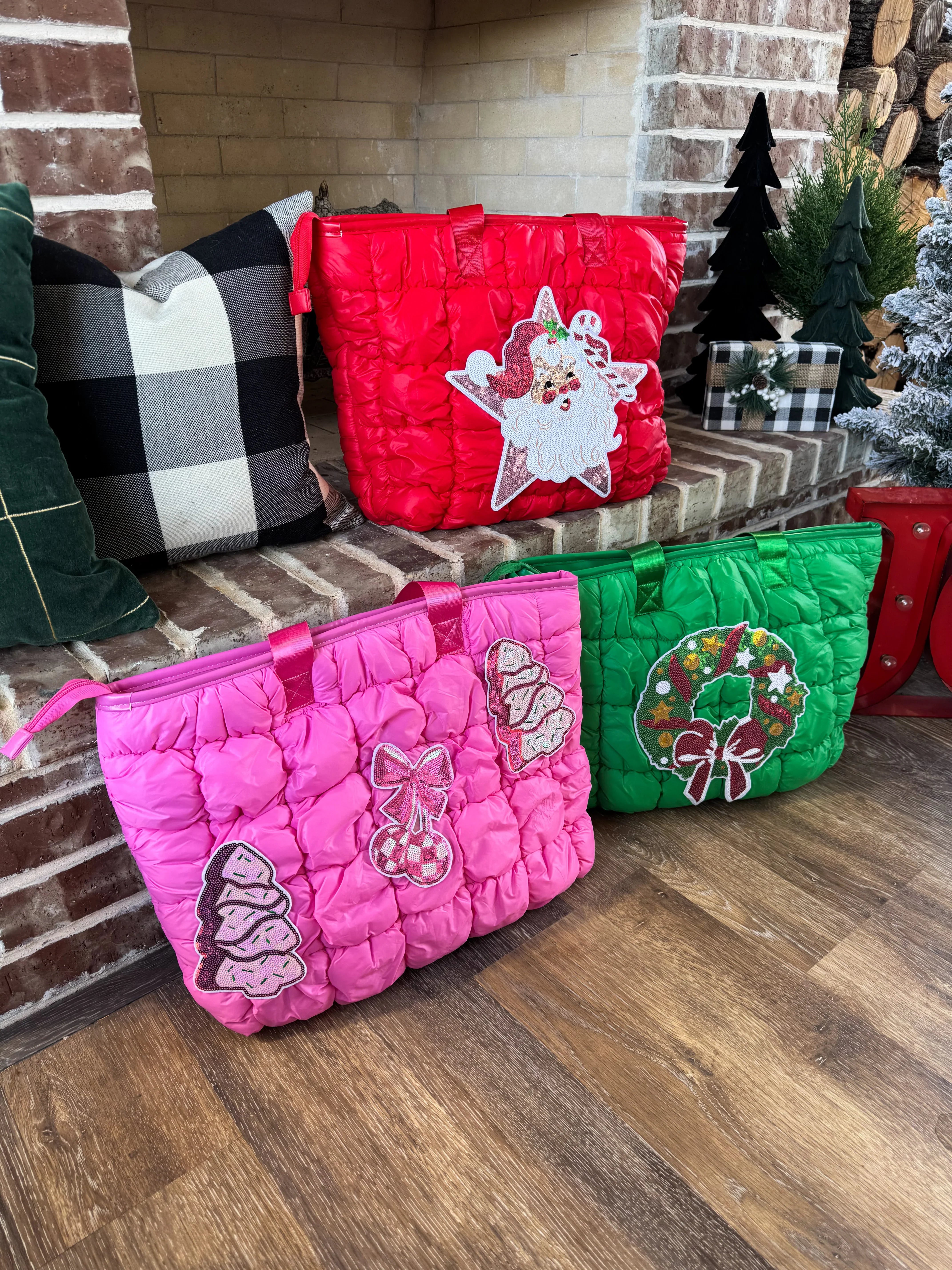 PREORDER: BLAKELEY Holiday Puffer Bag in Three Colors Ave Shops